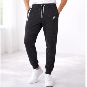 Doyoueven Essential Pants in a dark gray flecked Medium joggers